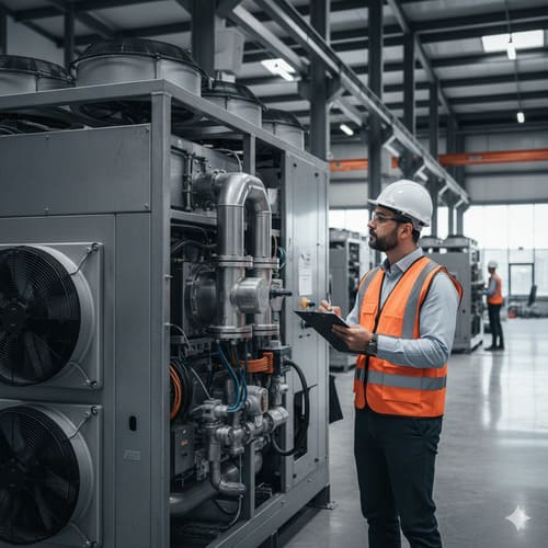 Perito Engenheiro Mecânico realizando inspeção para PMOC Perito Engenheiro Mecânico realizando inspeção para PMOC